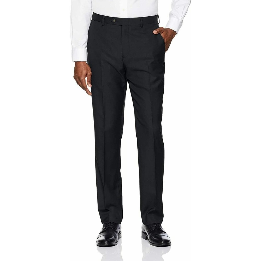 BUTTONED DOWN Men's Tailored Fit 110 Italian Wool